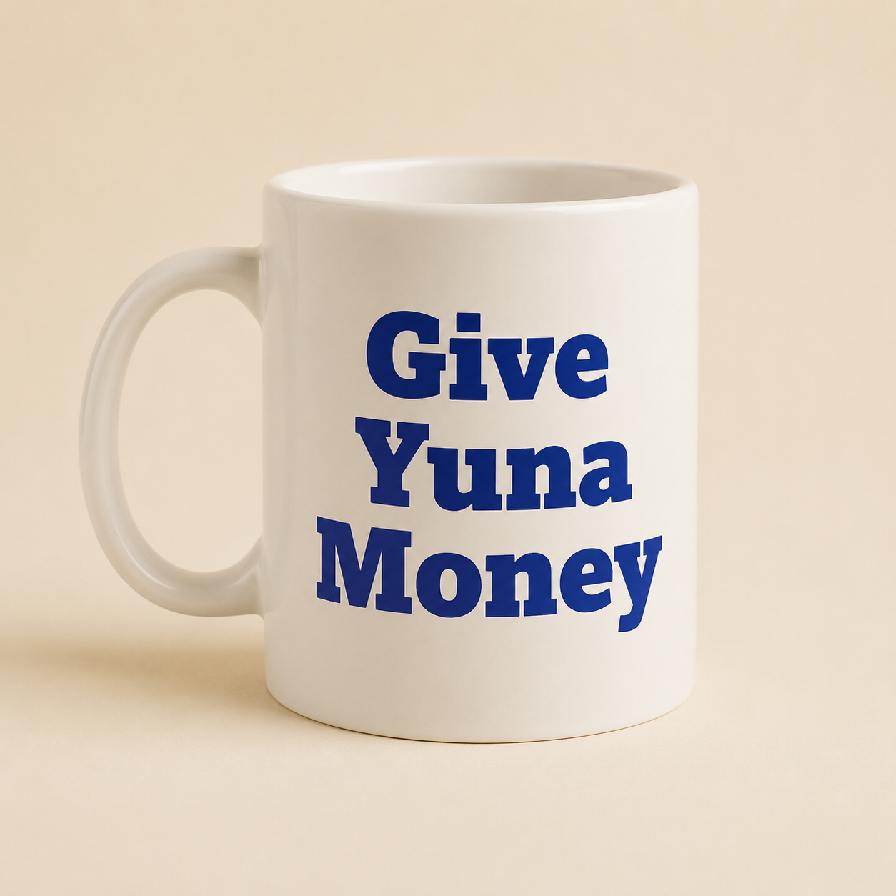 Give Yuna Money Mug